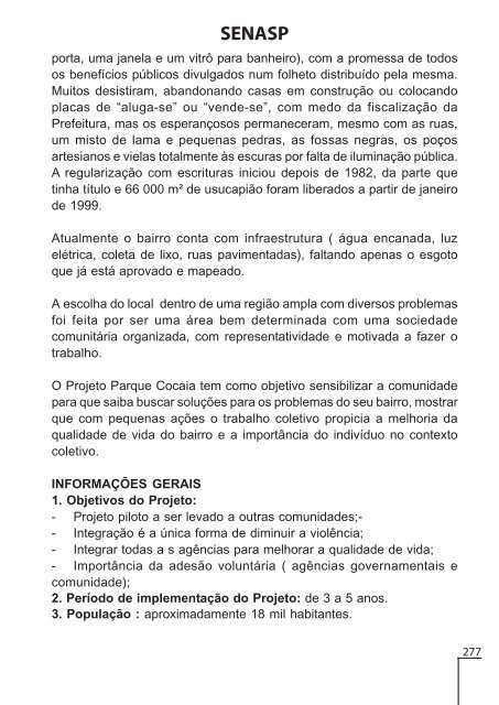 senasp - Secretaria de Segurança Pública