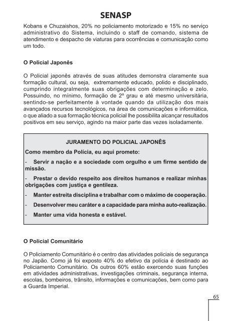 senasp - Secretaria de Segurança Pública