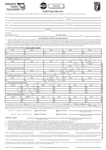 fac-simile modulo contratto lega a stagione 2011-12 - Giba