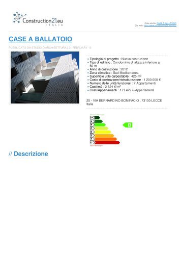 CASE A BALLATOIO - Construction21.eu