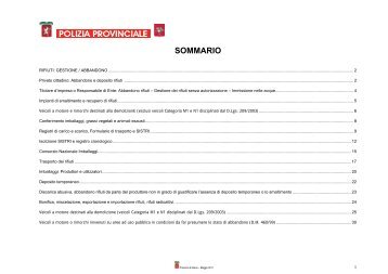 Il prontuario rifiuti (dimensione: 310kb) - Provincia di Siena