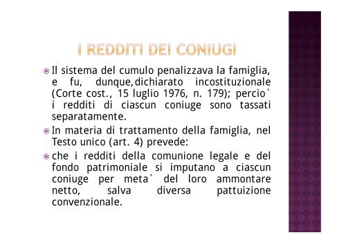 disciplinata dal Testo unico delle imposte sui redditi (D.lgs. 22 ...