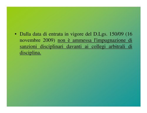 Le novità introdotte dalla Riforma Brunetta: gli aspetti disciplinari La ...