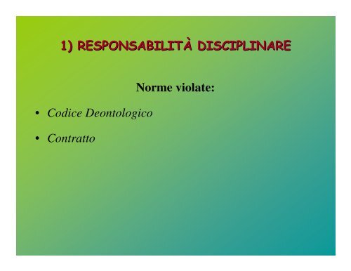 Le novità introdotte dalla Riforma Brunetta: gli aspetti disciplinari La ...