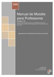 Manual de Moodle Professores - Moodle - Educom