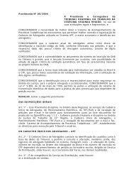 Provimento 005/2004 - Tribunal Regional do Trabalho da 22ª Região