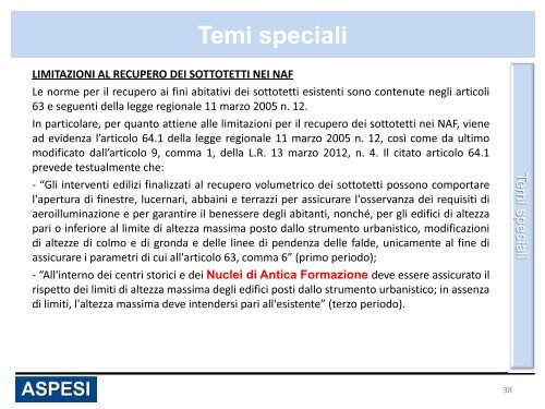 Nuclei di Antica Formazione - Aspesi