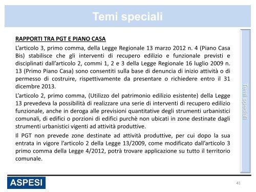 Nuclei di Antica Formazione - Aspesi