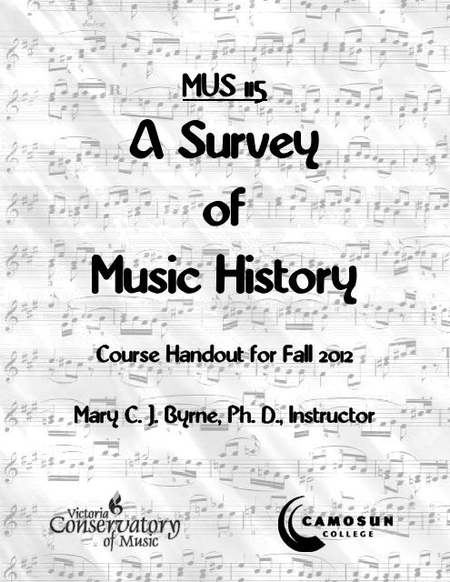 Survey of Western Music (MUS 115) - Mary Byrne