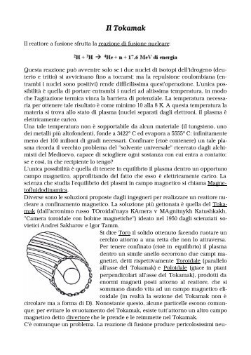 Il Tokamak - Franco Maria Boschetto