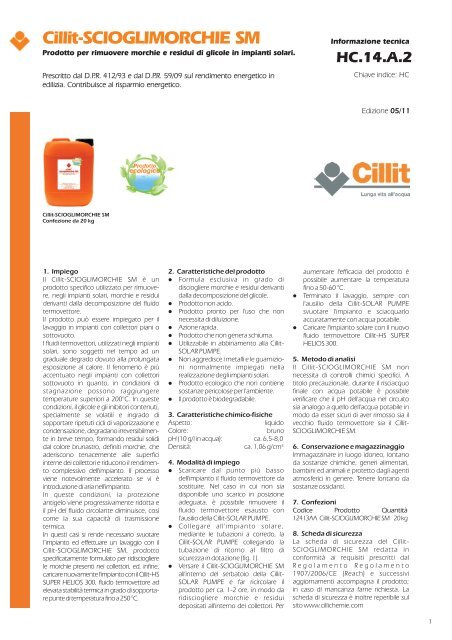 Cillit 55 M-H Universal - 9 bustine da 80 gr. - Giardino e Fai da te In vendita a Milano