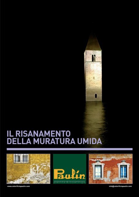 IL RISANAMENTO DELLA MURATURA UMIDA - Colorificio PAULIN