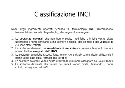 Lezione soluzioni e deodoranti - Università degli Studi di Salerno