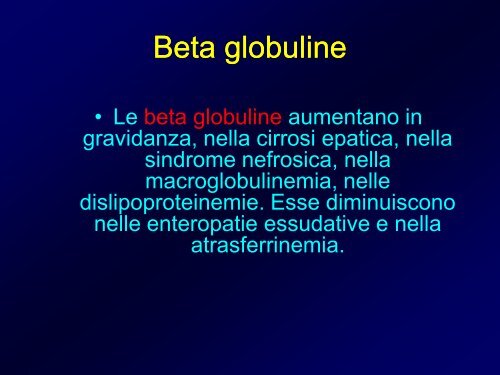 Gammopatie Monoclonali - Facolta' di Medicina e Chirurgia - Chieti