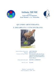 Quando Arteterapia e disabilità s'incontrano - Istituto Meme S.r.l.