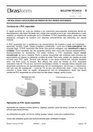 BOLETIM TÉCNICO - Braskem