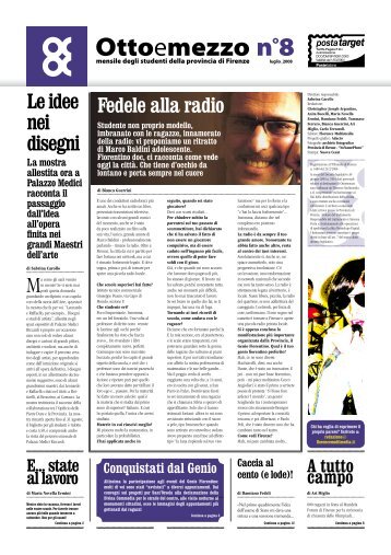 Otto e mezzo n° 8 - Provincia di Firenze