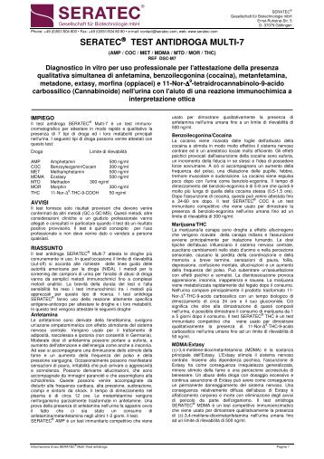 SERATEC® TEST ANTIDROGA MULTI-7