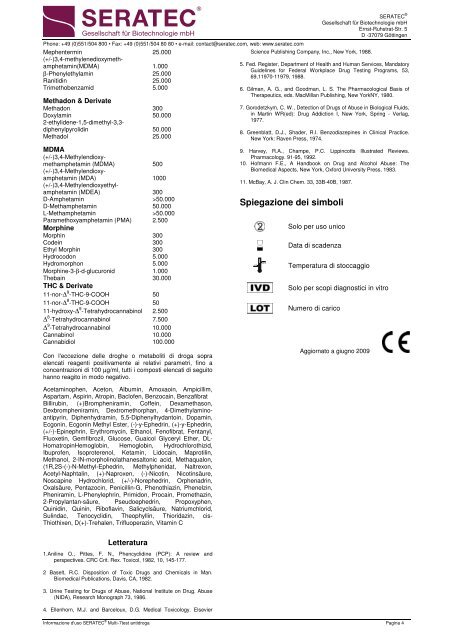 SERATEC® TEST ANTIDROGA MULTI-7