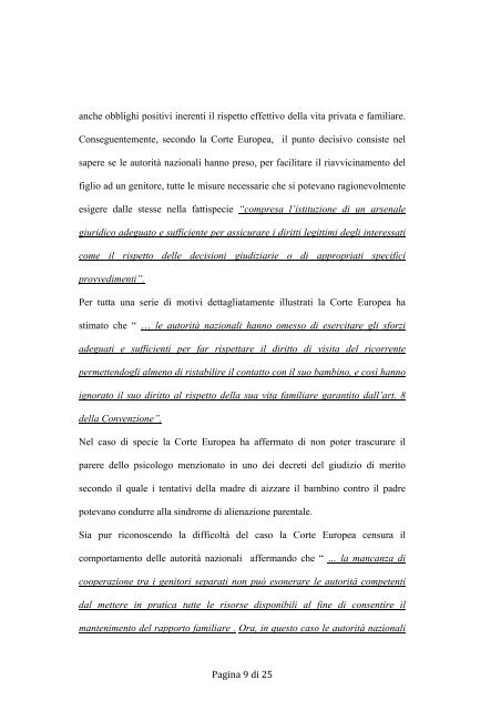 Pagina 1 di 25 Alienazione Parentale: sindrome, disturbo ... - Aiaf