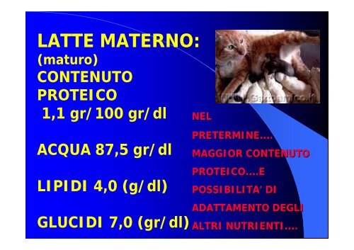 la gestione della nutrizione del neonato pretermine ... - fimp piemonte