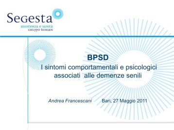 BPSD - Associazione Geriatri Extraospedalieri