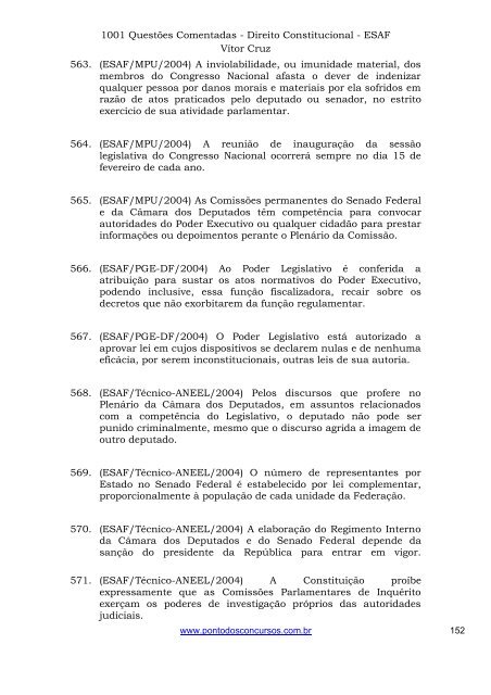 1001 - Questoes Comentadas - Direito Constitucional - ESAF.pdf