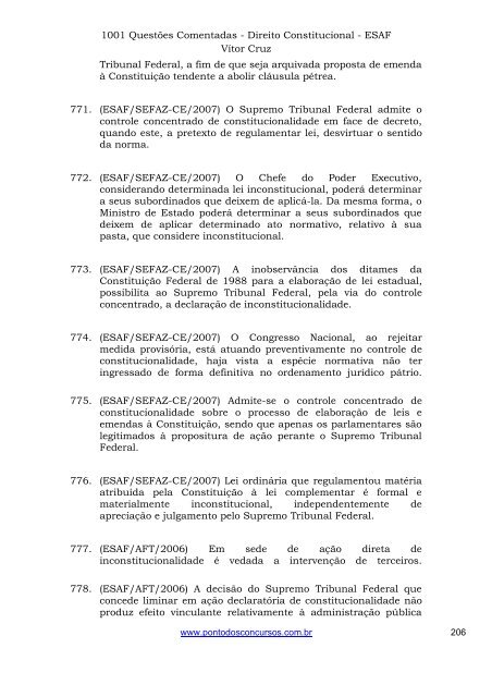 1001 - Questoes Comentadas - Direito Constitucional - ESAF.pdf