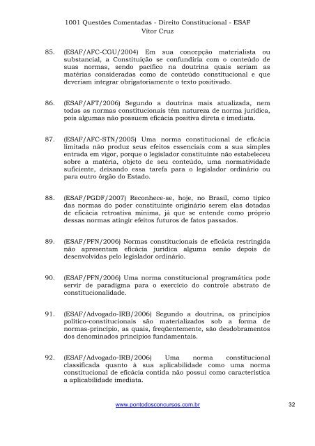 1001 - Questoes Comentadas - Direito Constitucional - ESAF.pdf