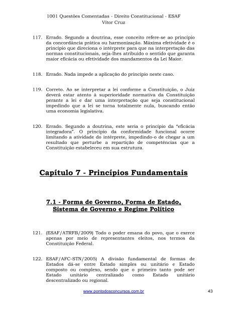 1001 - Questoes Comentadas - Direito Constitucional - ESAF.pdf