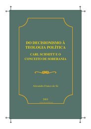 DO DECISIONISMO À TEOLOGIA POLÍTICA - LusoSofia