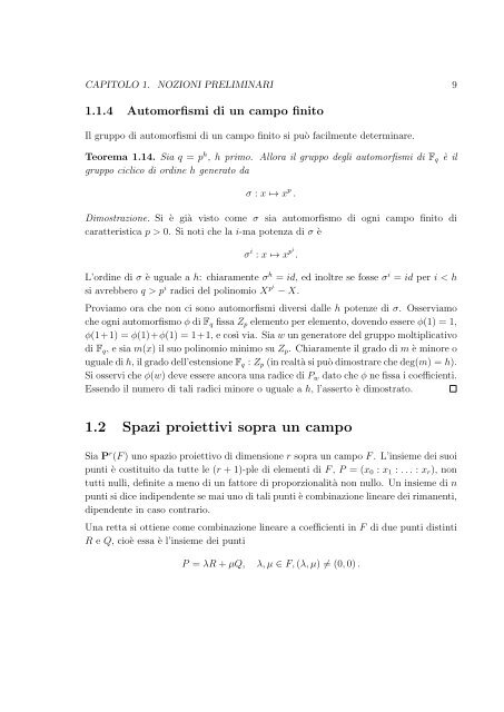 Dispense - Dipartimento di Matematica e Informatica