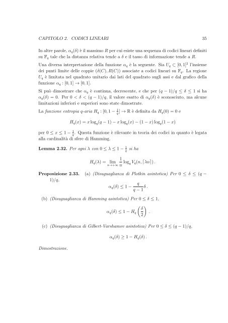 Dispense - Dipartimento di Matematica e Informatica