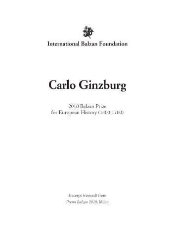 Carlo Ginzburg