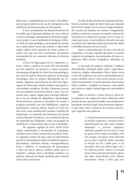 Os ziguezagues do Dr. Capanema, de Maria Sylvia Porto Alegre