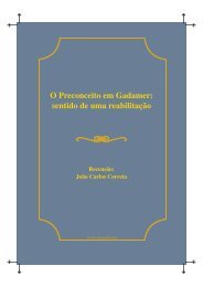 O Preconceito em Gadamer: sentido de uma reabilitação - LusoSofia