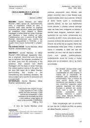 CECÍLIA MEIRELES E O JOGO DO IMPASSE Delvanir LOPES1 ...