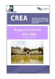 rapport quadriennal 2005-2008 - Centre de Recherche en ...