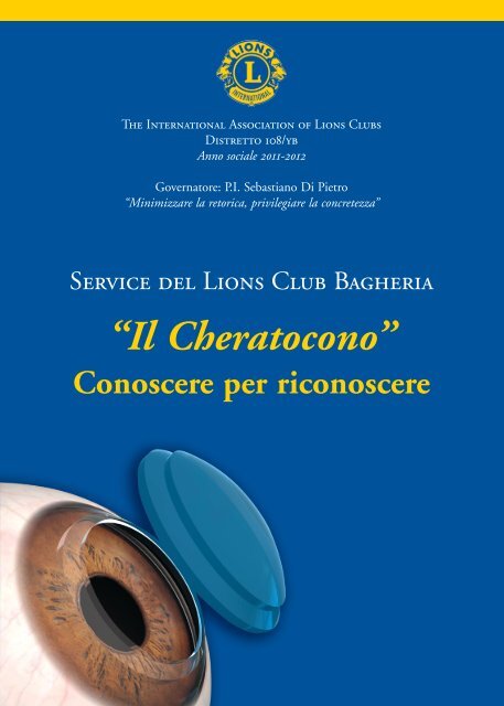 Il Cheratocono: conoscere per riconoscere - Lions Club Bagheria