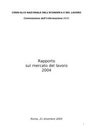 Consiglio Nazionale dell'Economia e del Lavoro - Formez