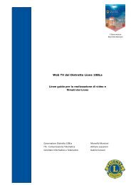 Linee guida Video Lions.pdf - Lions: Distretto 108 La