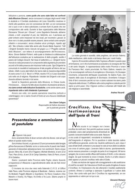 n. 6 novembre/dicembre 2003 - inComunione