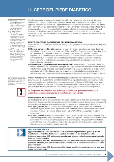 Il sistema vacuum assisted closure - Wounds International