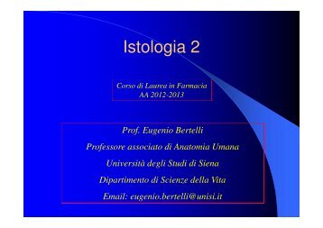 (Microsoft PowerPoint - istologia SI2 [modalit\340 compatibilit\340])