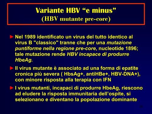 EPATITI VIRALI  - Facoltà di Medicina e Chirurgia