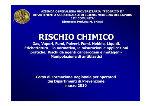 Rischio chimico