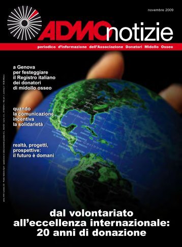 20 anni di donazione - Admo