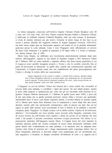 ASV - Fondo Borghese - Edizioni Res