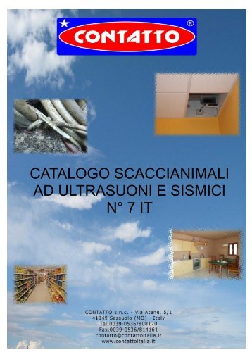 Catalogo scacciatopi 7 IT - SPARKS srl - Sassuolo