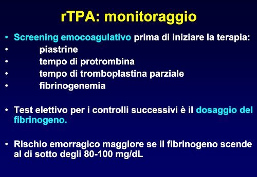 TEV - profilassi e terapia - Facolta' di Medicina e Chirurgia - Chieti